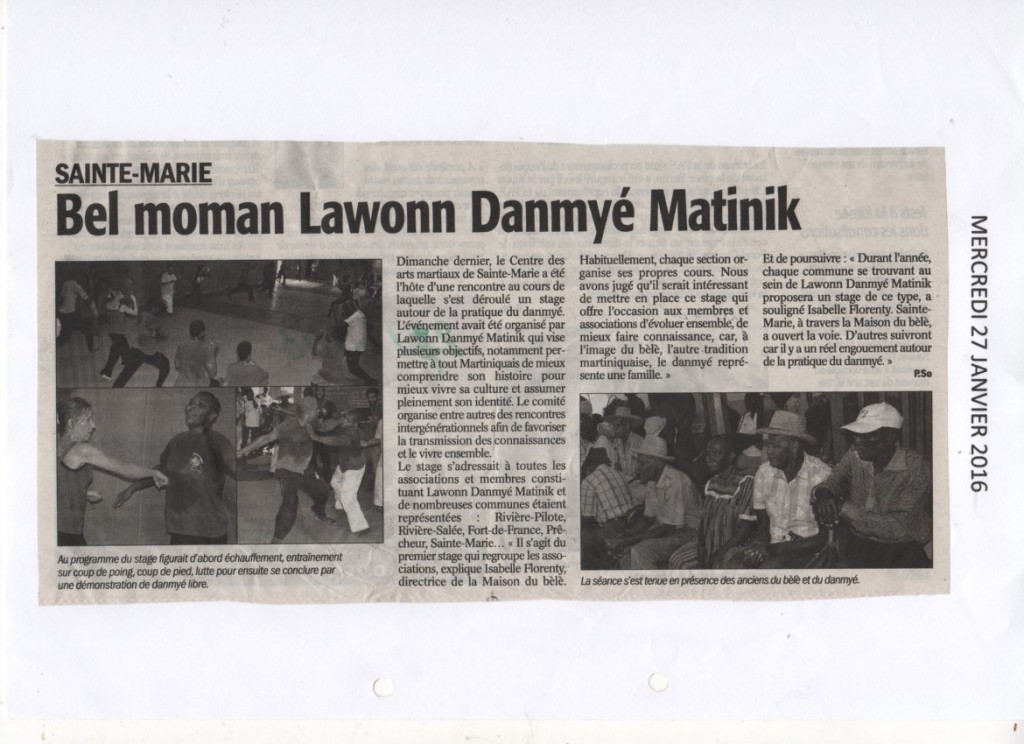 Bel moman Lawonn Danmyé Matinik